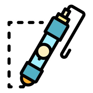 Simge rengi ana hatlarını yazdırmak için 3d kalem