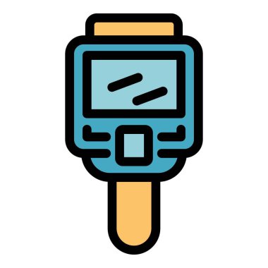 Termal görüntüleme simgesi renk ana hatlarını analiz et