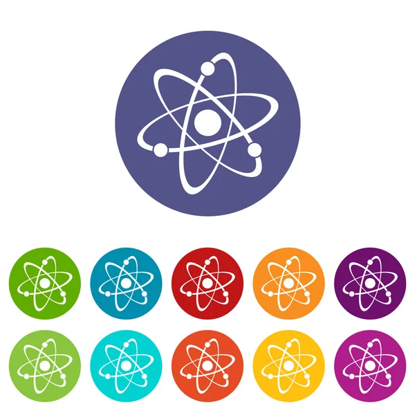 原子平面图标 — 图库矢量图片