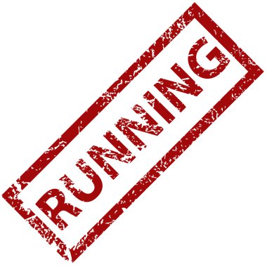 Çalışan lastik damgası 