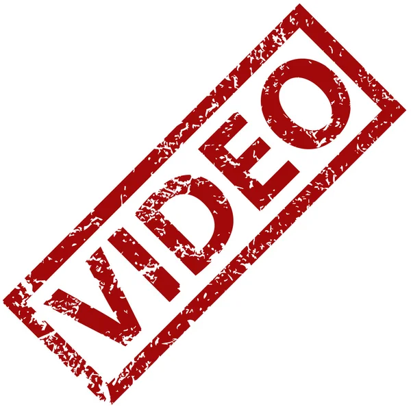 Razítko video — Stockový vektor