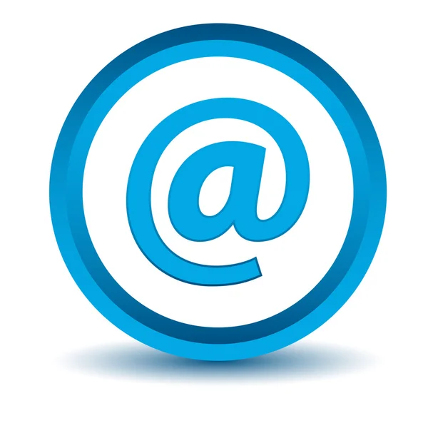 Icono de correo electrónico azul — Vector de stock