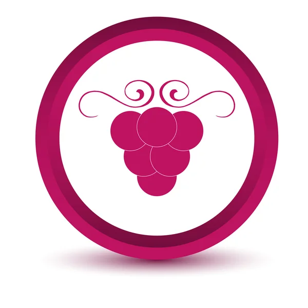 Icono de vino morado — Vector de stock