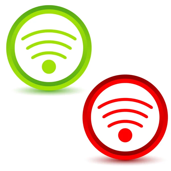 Набор иконок Wifi — стоковый вектор