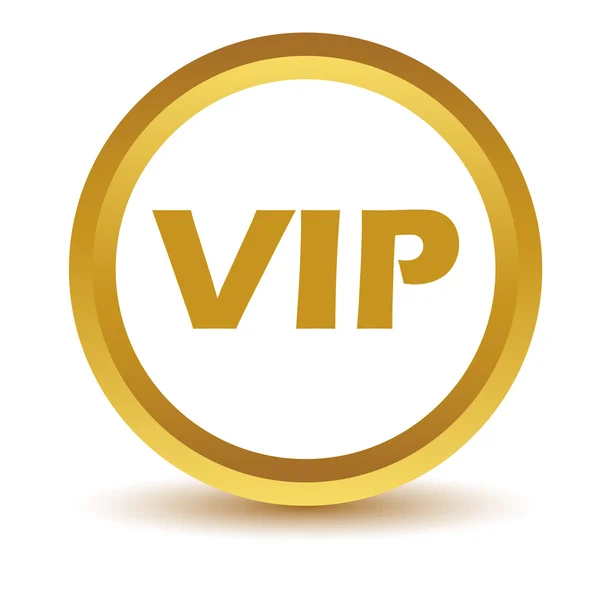 ゴールド vip のアイコン — ストックベクタ