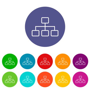 Yapısı düz simgesi