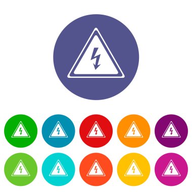 Gerilim düz simgesi