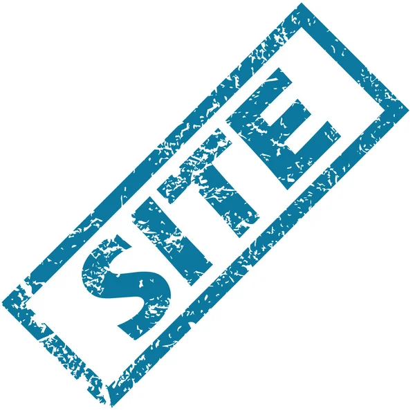 Site Rubberstempel — Stockvector