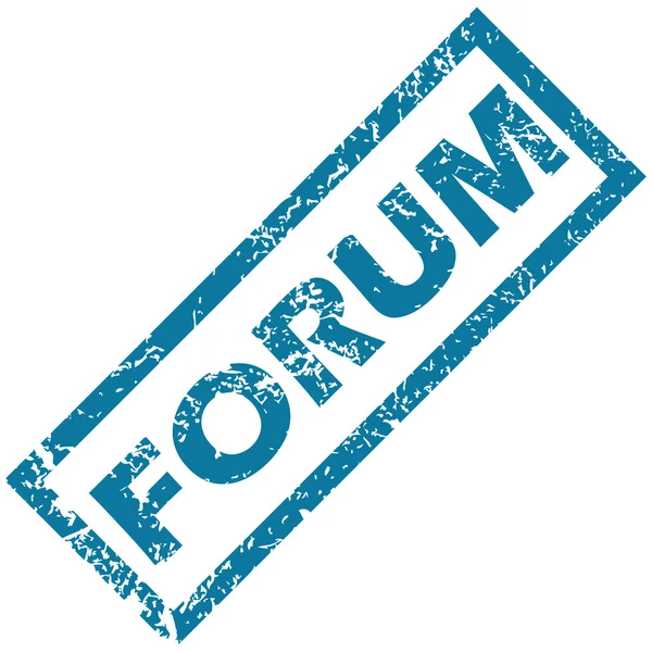 Forum Gummistempel — Stockvektor