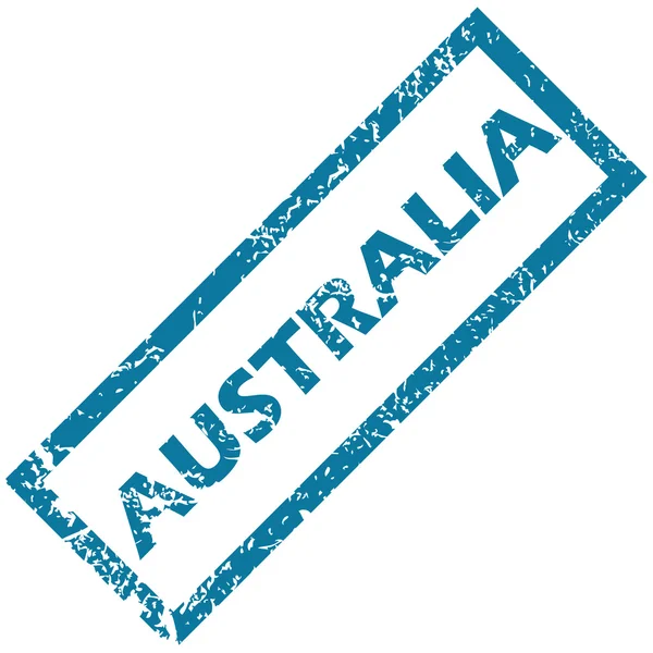 Australia timbro di gomma — Vettoriale Stock