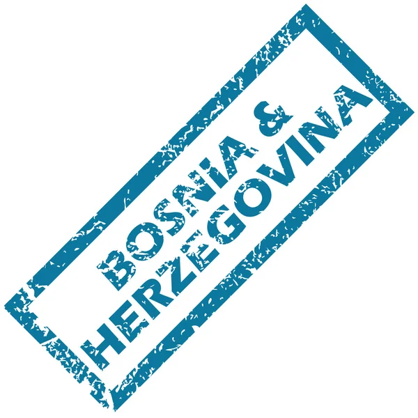 Bosnië en Herzegovina Rubberstempel — Stockvector