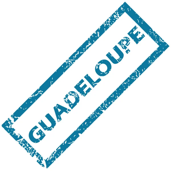 Guadeloupe Rubberstempel — Stockvector