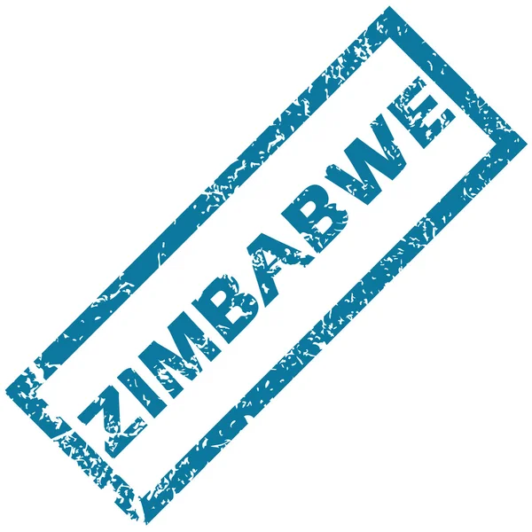 Carimbo de borracha zimbabwe — Vetor de Stock