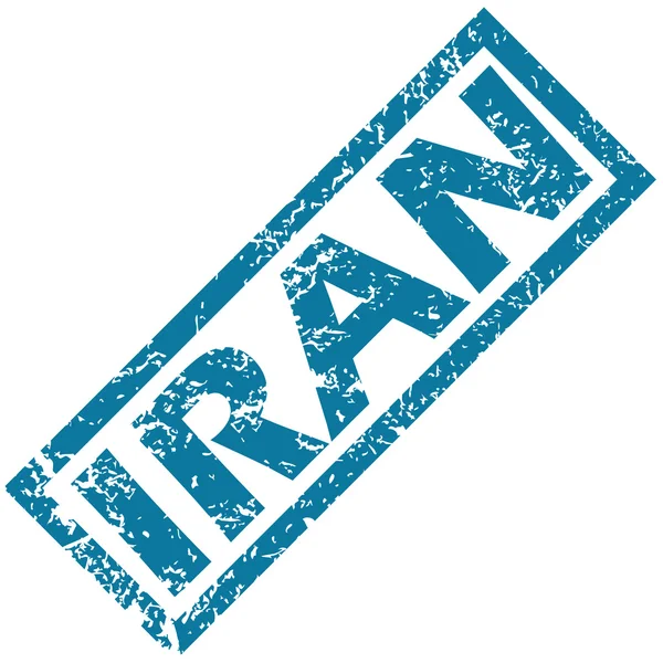 İran lastik damgası — Stok Vektör