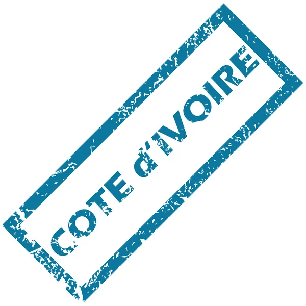 Кот d Ivore штамп — стоковий вектор