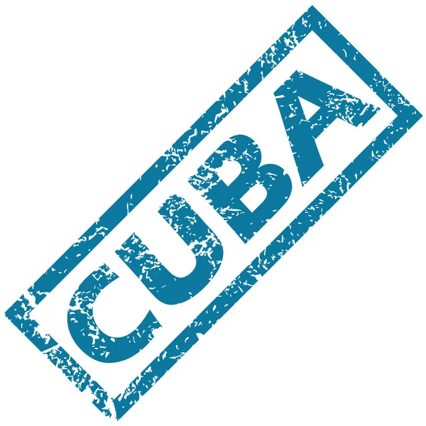 Cuba Rubberstempel — Stockvector