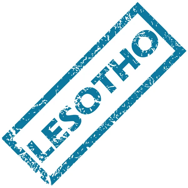Timbro di gomma Lesotho — Vettoriale Stock