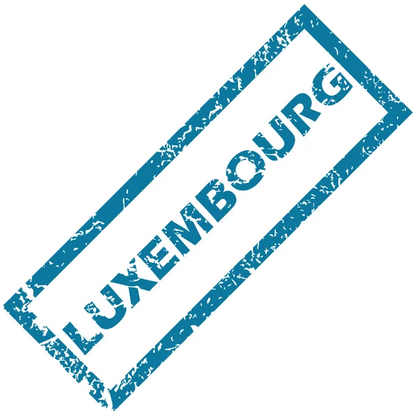 Carimbo de borracha do Luxemburgo — Vetor de Stock
