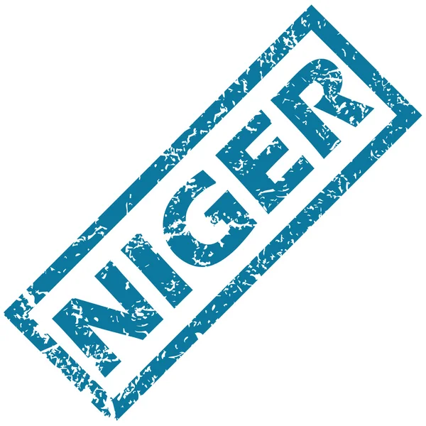 Резиновая марка Нигера — стоковый вектор