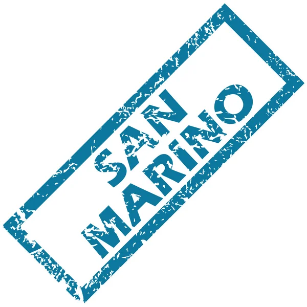 Carimbo de borracha de San Marino —  Vetores de Stock