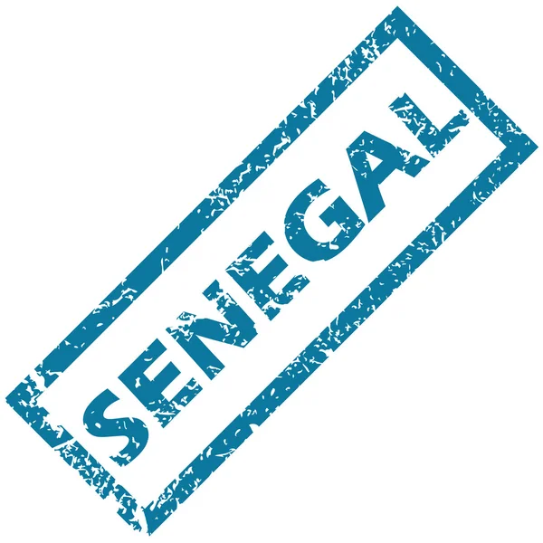 Senegal gummistämpel — Stock vektor