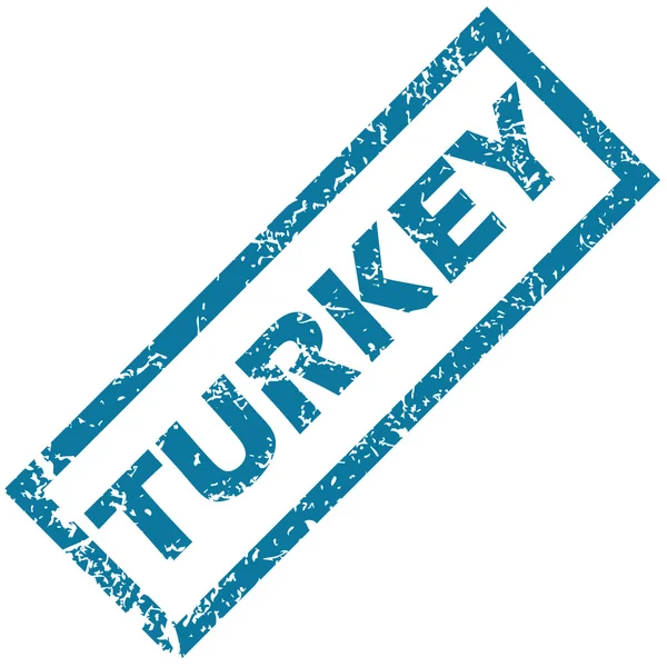 Turkije Rubberstempel — Stockvector