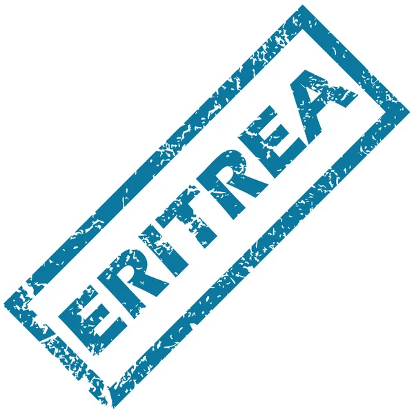 Резиновая марка Эритреи — стоковый вектор