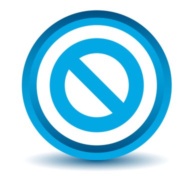 Mavi yasak kutsal kişilerin resmi