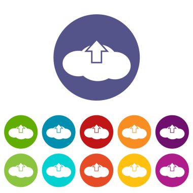 Bulut düz simgesini yüklemek