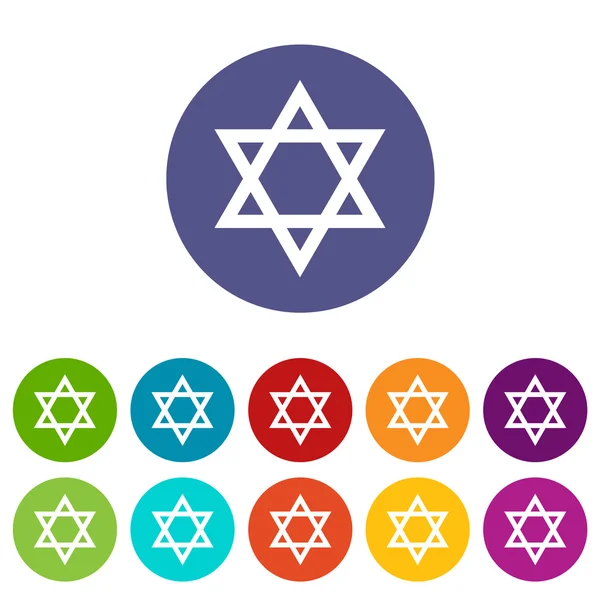 Judaïsme symbole plat — Image vectorielle