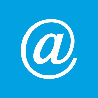 E-posta beyaz simgesi