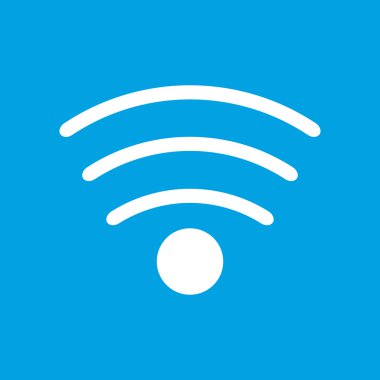 Wi-fi beyaz simgesi
