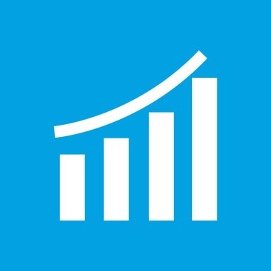 Beyaz grafik simgesini