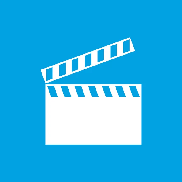 Film wit pictogram — Stockvector