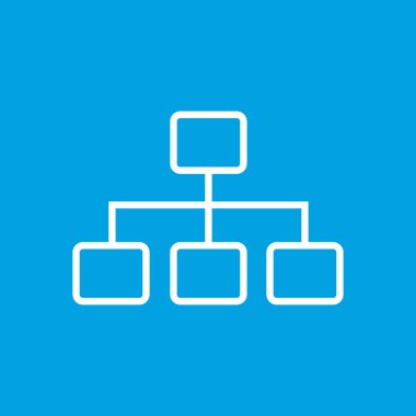 Yapısı beyaz simgesi