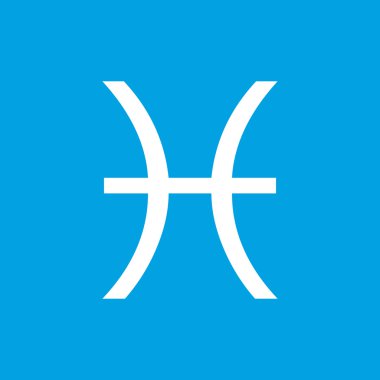 Balık beyaz simgesi