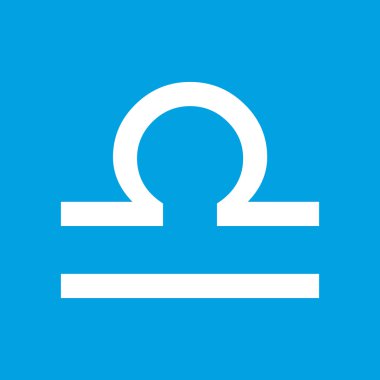 Terazi beyaz simgesi