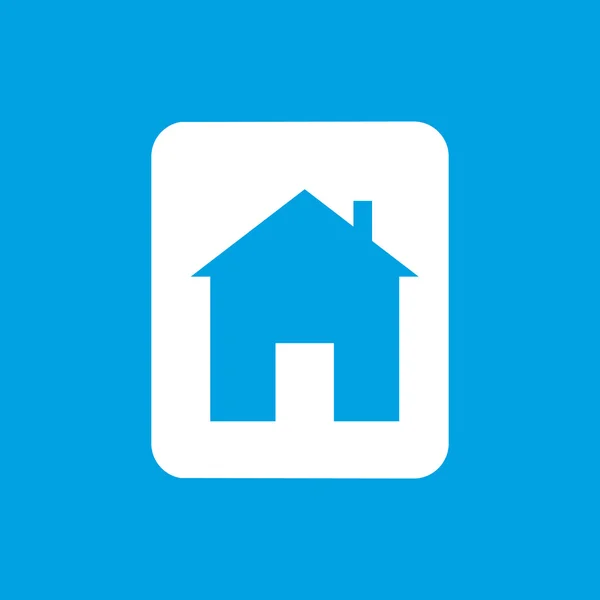 Home white icon — Stock Vector