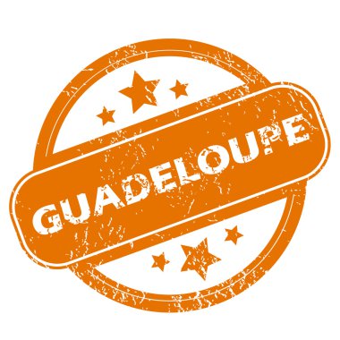 Guadeloupe grunge simgesi