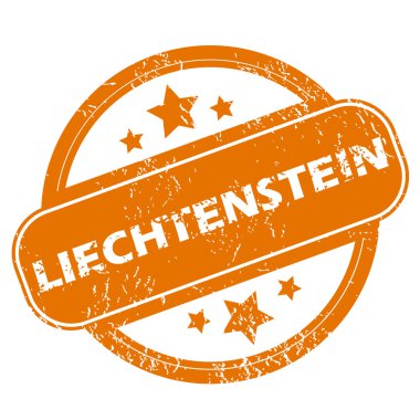 Liechtenstein grunge simgesi