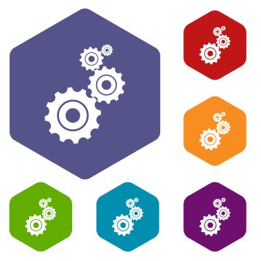 Mekanizması rhombus simgeler