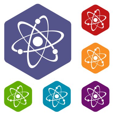 Atom rhombus simgeler