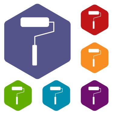 Silindir rhombus simgeler