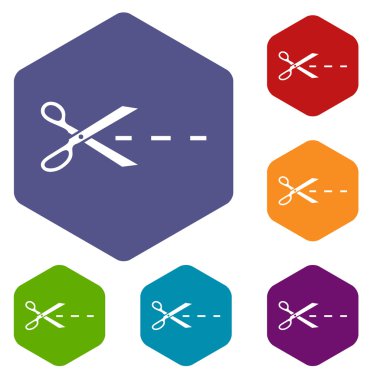 Rhombus simgeler kesmek