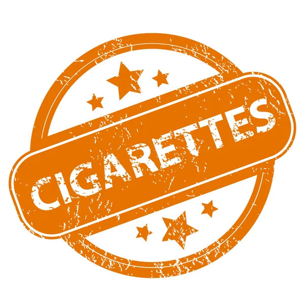 Cigarettes icône grunge — Image vectorielle