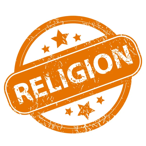 Ikona grunge náboženství — Stockový vektor