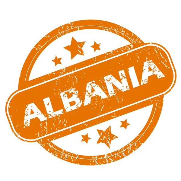 Albania icono grunge — Archivo Imágenes Vectoriales