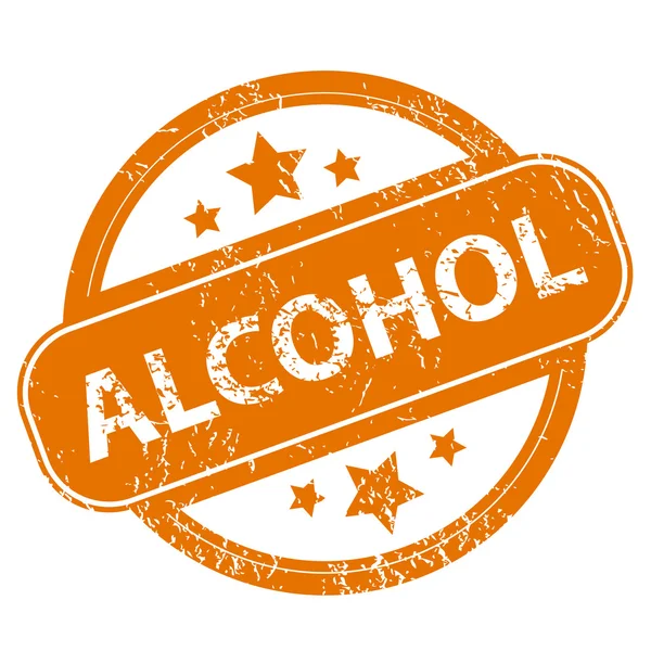 Alkohol grunge ikonra — Stock Vector