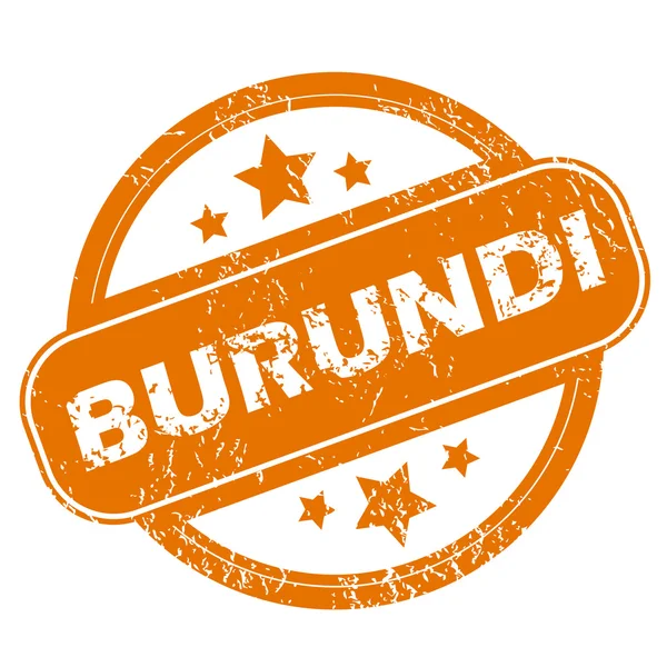 Burundi grunge ikonen — Stock vektor