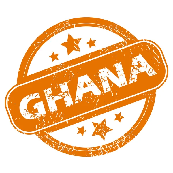Ghana icono grunge — Archivo Imágenes Vectoriales